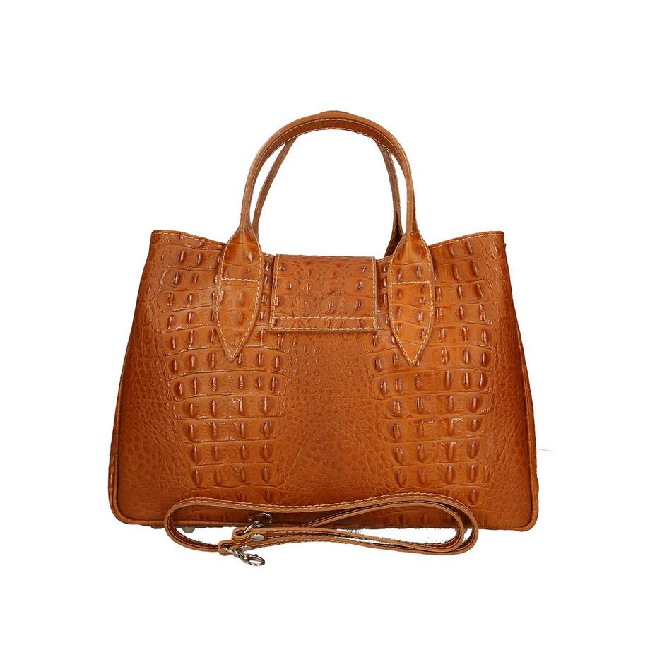 Gave Lux Borsa a mano Pelle Goffrata Coccodrillo  