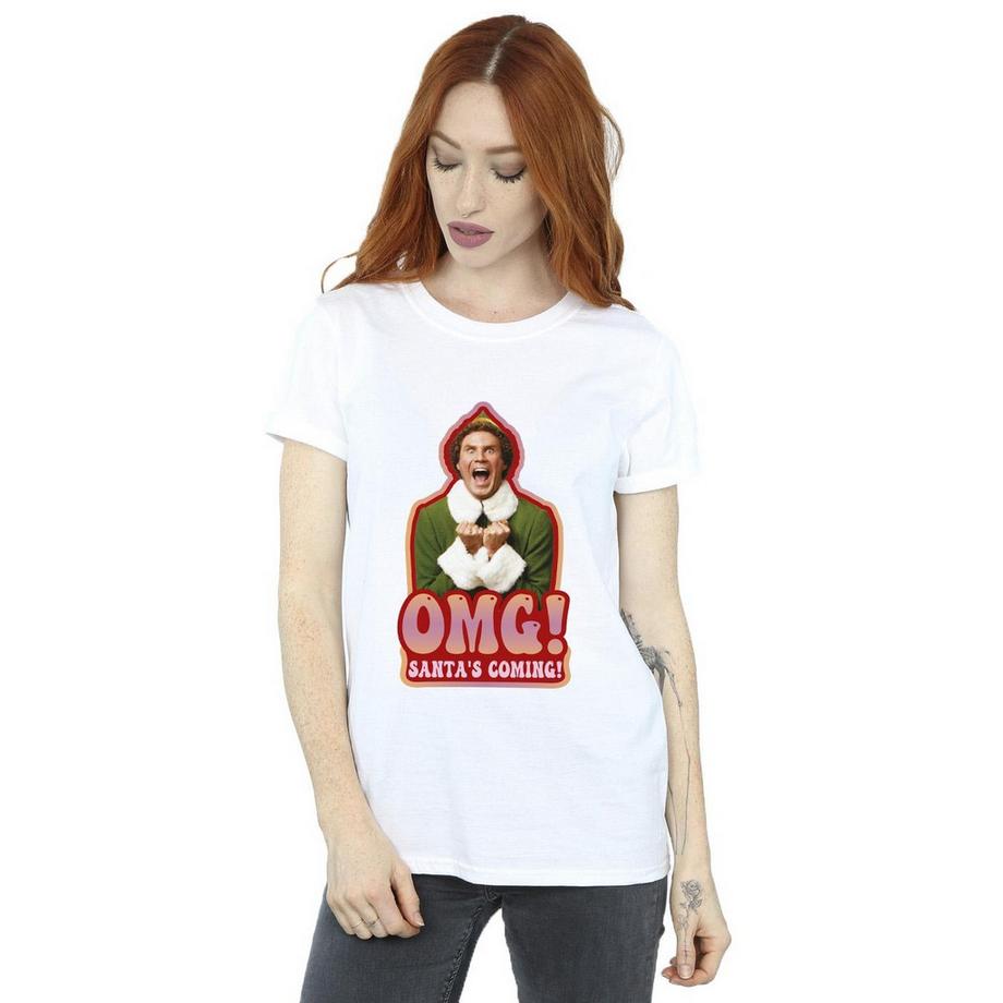 Elf T-shirt Santa's Coming  
