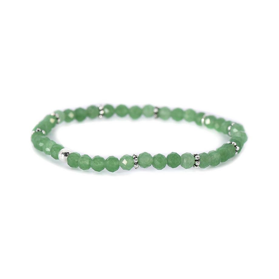 Bracelet Amina orné de pierres précieuses d'aventurine