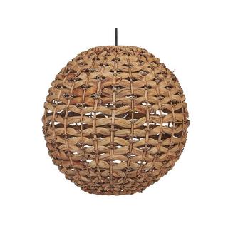 Beliani Lampe suspension en Corde en papier Boho SIWAZE  