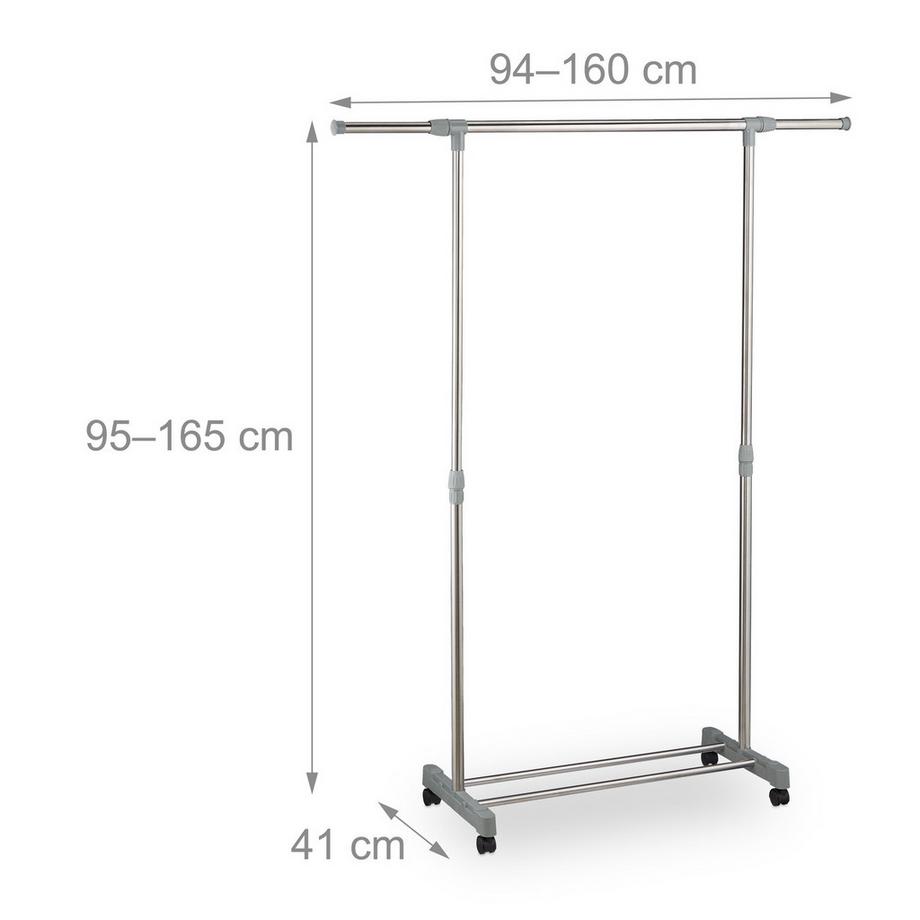 Northix Ruote regolabili per appendiabiti  