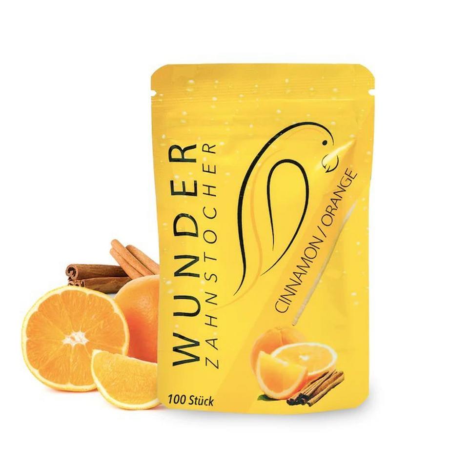 Wunder Zahnstocher  Zahnstocher mit Geschmack Refill Zimt Orange 