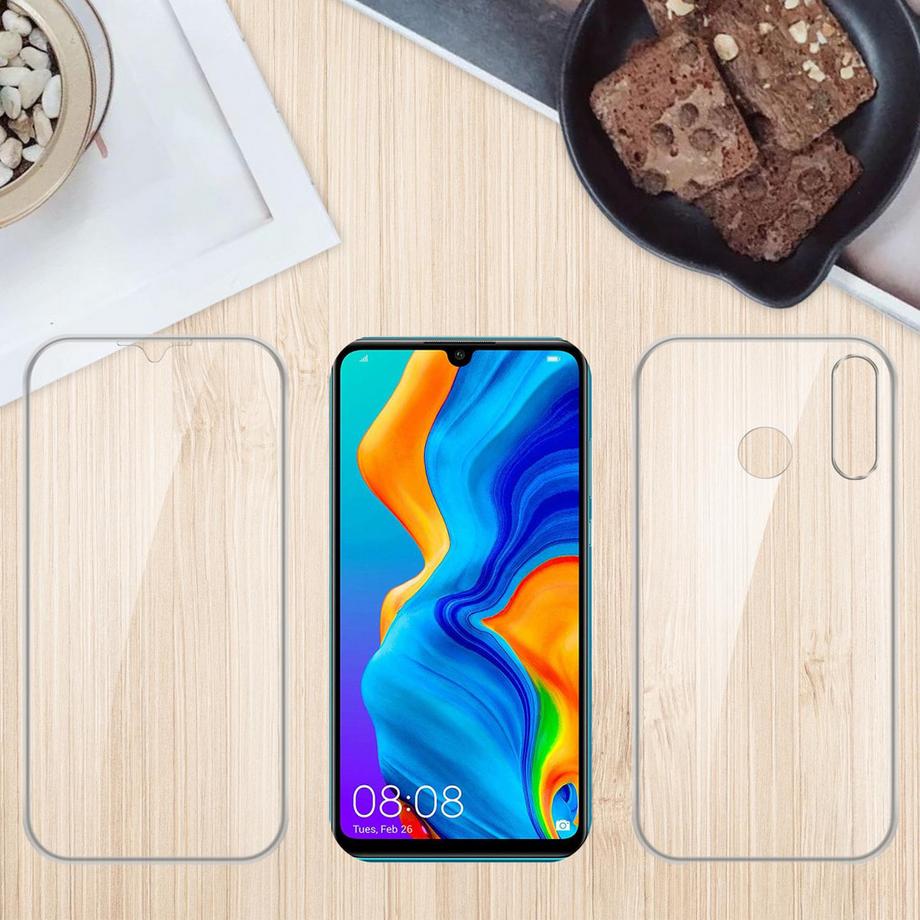 Cadorabo  Housse compatible avec Huawei P30 LITE - 360° Full Body Coque de protection - Protection frontale et dorsale, protection intégrale avec protection d'écran 