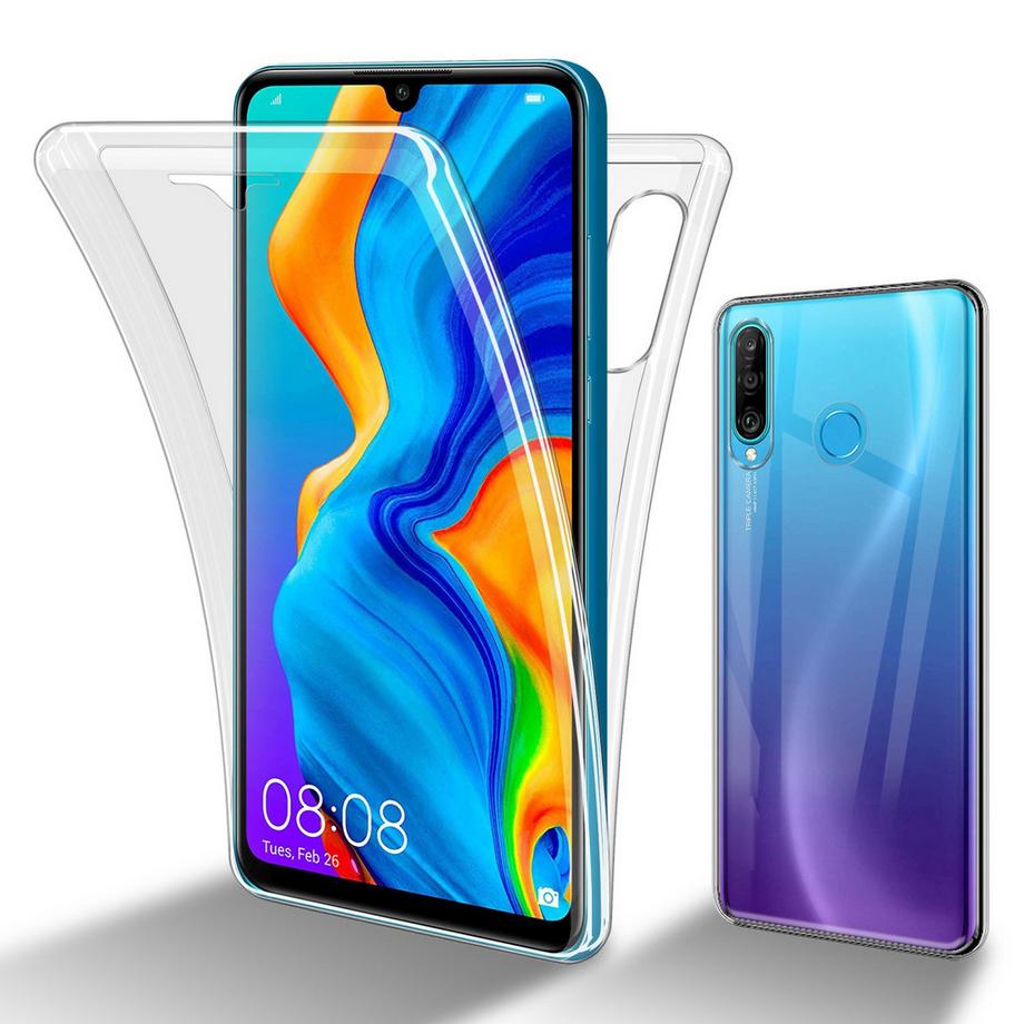 Housse compatible avec Huawei P30 LITE - 360° Full Body Coque de protection - Protection frontale et dorsale, protection intégrale avec protection d'écran