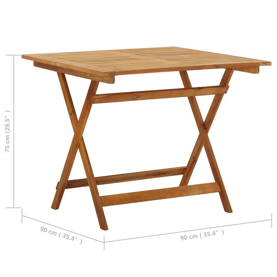 VidaXL Gartentisch akazienholz  