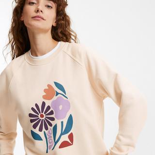 La Redoute Collections  Sweatshirt mit rundem Ausschnitt 