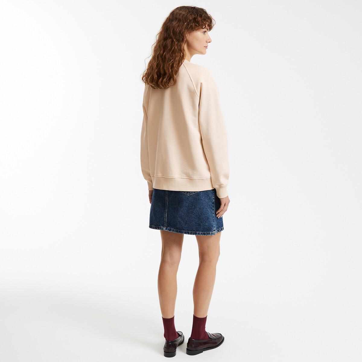 La Redoute Collections  Sweatshirt mit rundem Ausschnitt 