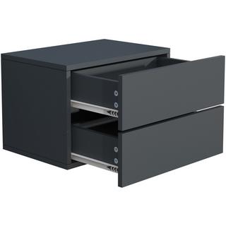 VCM Tiroir mural en bois Table de chevet murale Tiroir Console Table de chevet Usal L 45 cm  