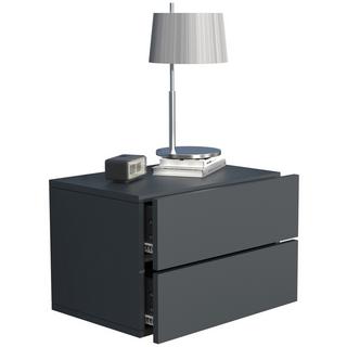 VCM Holz Wandschublade Nachtschrank Wandboard Schublade Konsole Nachttisch Usal L 45 cm  