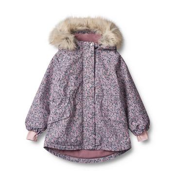 Mädchen Winterjacke Mathilde winter flowers