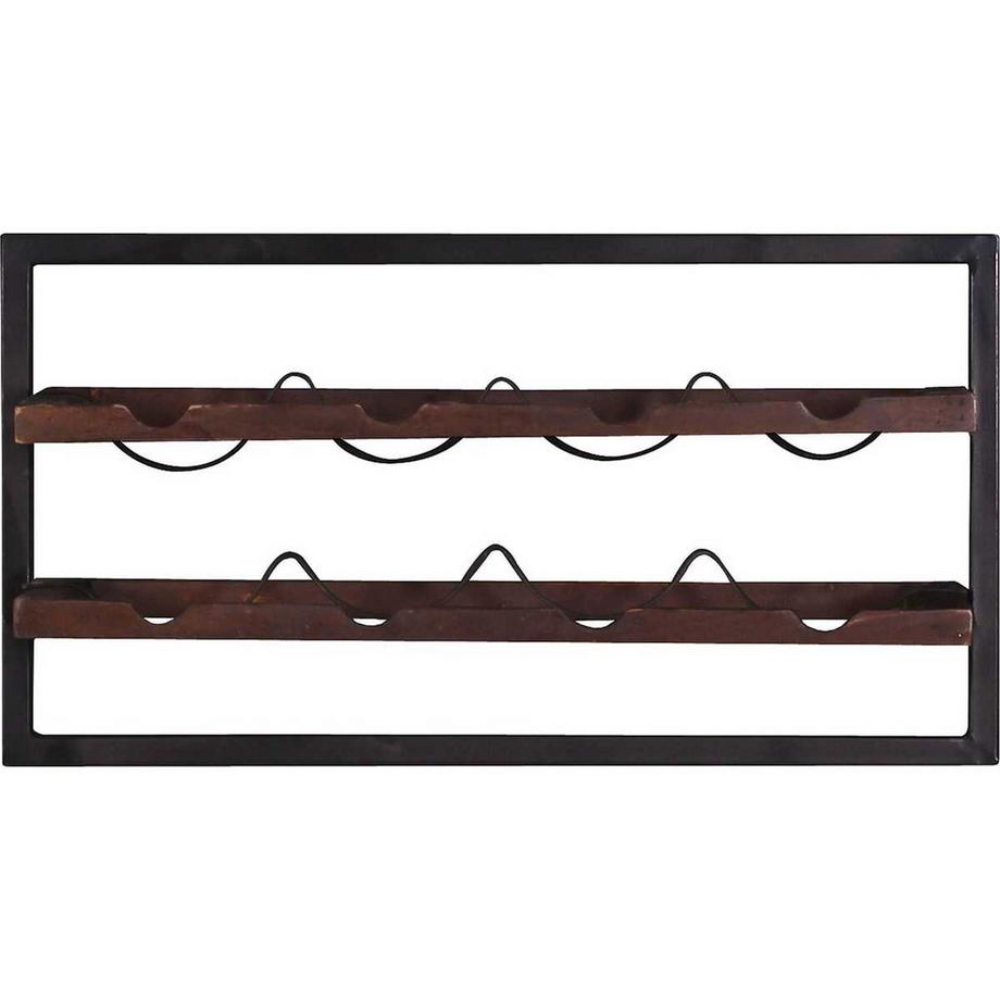 Étagère murale Elvana marron 65x25