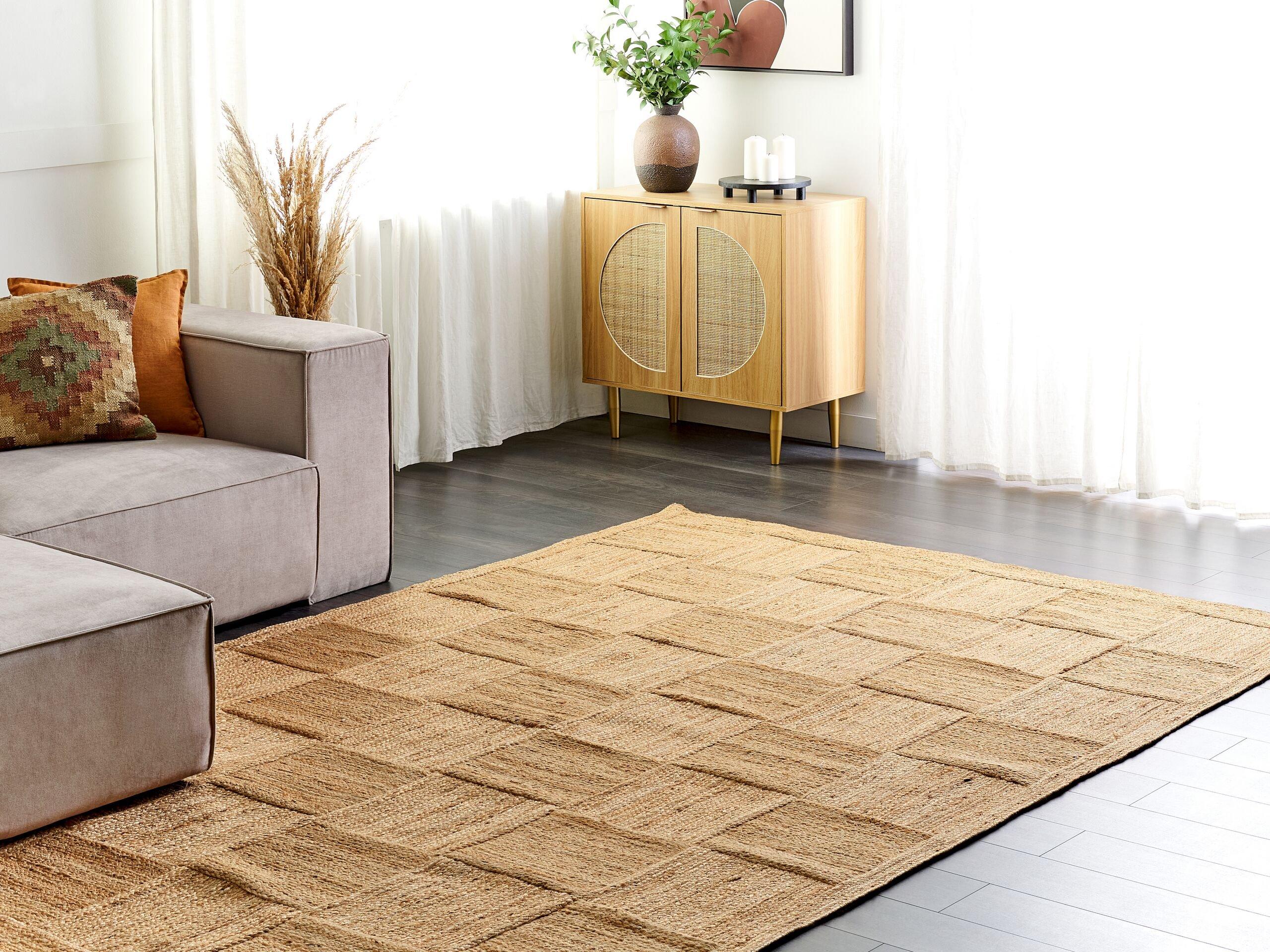 Beliani Tapis en Jute Boho ESENTEPE  