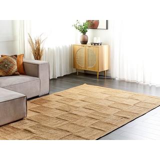 Beliani Teppich aus Jute Boho ESENTEPE  