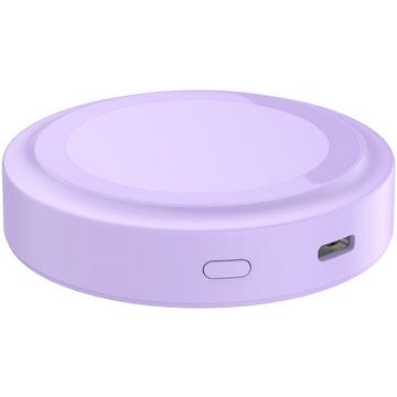 Batterie externe 3 000 mAh 5 W compatible MagSafe Violet