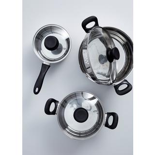 SCHOU Topf-Set 6tlg, Edelstahl,  