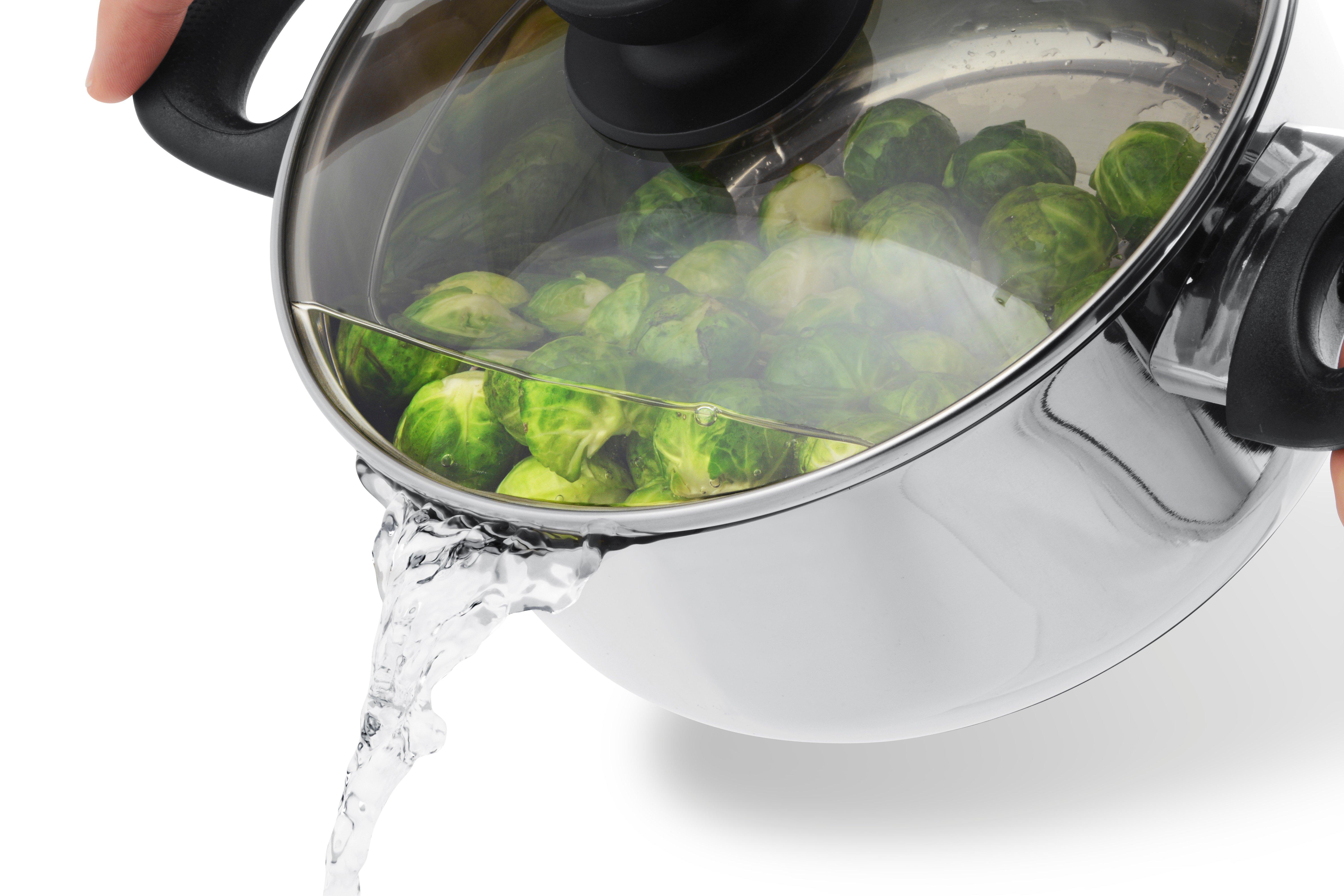 SCHOU Topf-Set 6tlg, Edelstahl,  