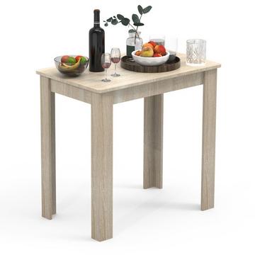 Table à manger en bois Table de cuisine Esal 80 x 50 cm Table à manger en bois Table de cuisine Esal 80 x 50 cm
