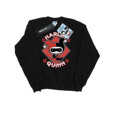 DC COMICS  Chibi Harley Quinn Badge Sweatshirt 