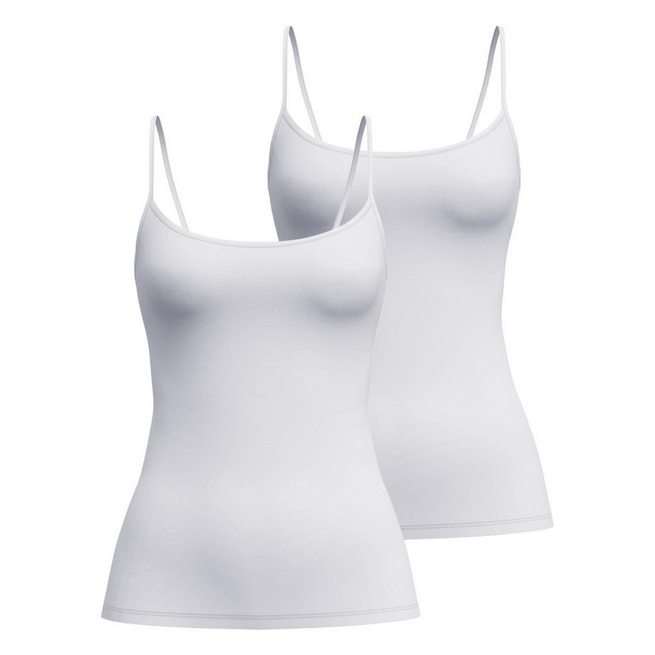 Unterhemd  2er Pack Stretch-Sleek Skin Spaghetti Top 2P