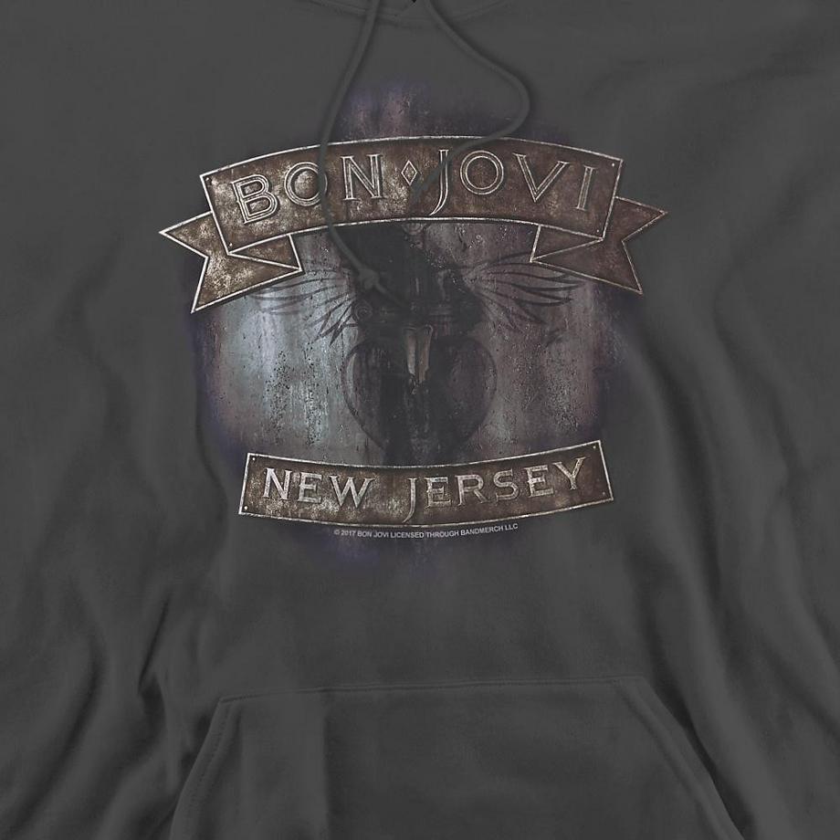 Bon Jovi  Sweat à capuche NEW JERSEY 