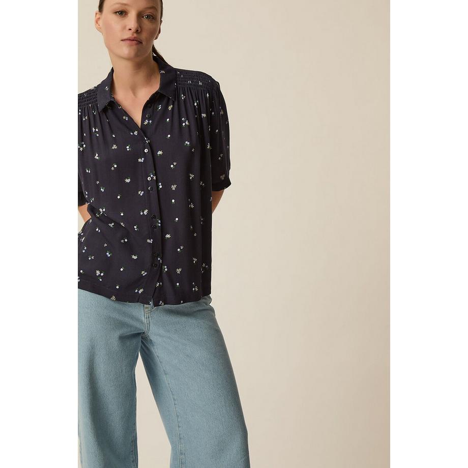 Des Petits Hauts Camicia a Maniche Corte Stampata  