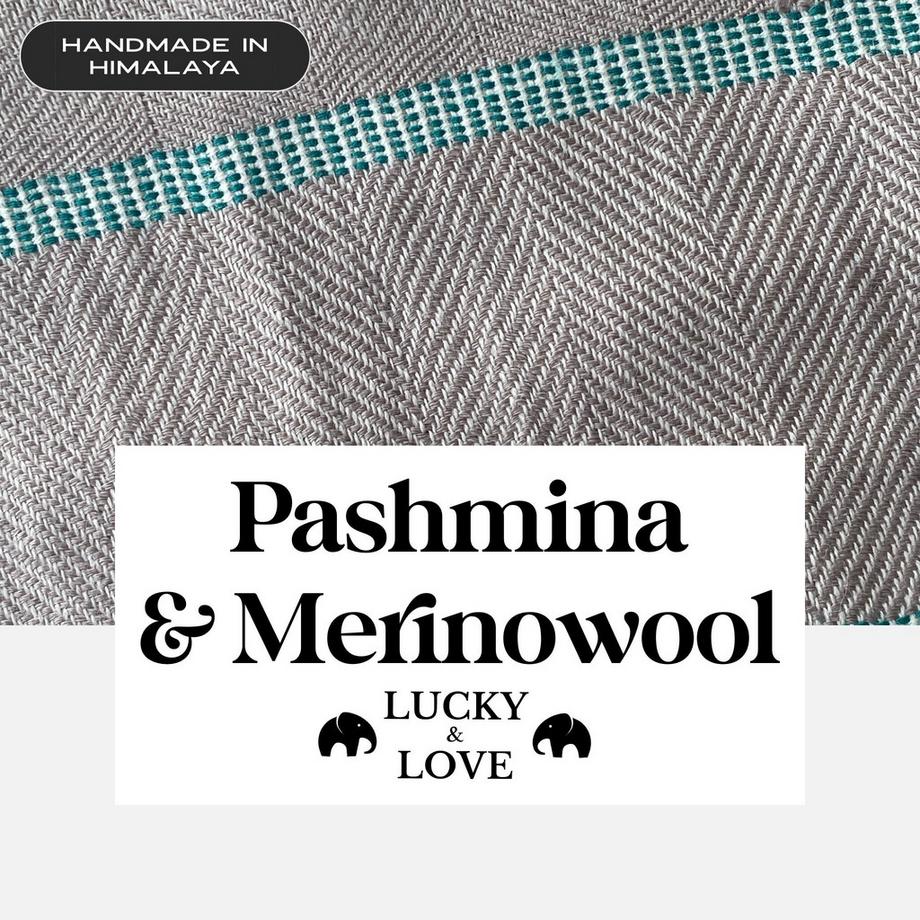 LUCKY & LOVE  Écharpe pashmina & mérinos Mana 