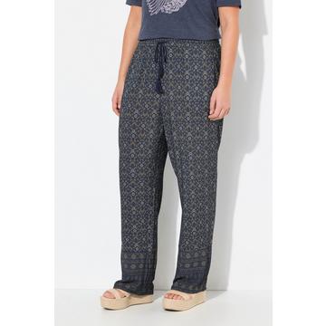 Pantaloni modello Rose con taglio della gamba ampio e cintura elastica