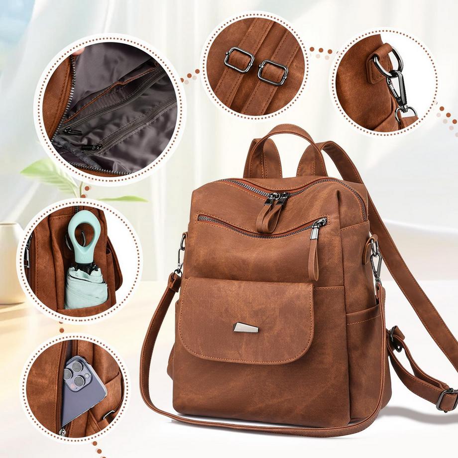 Only-bags.store Zaino multifunzionale 2 in 1 di taglia media per uso quotidiano  
