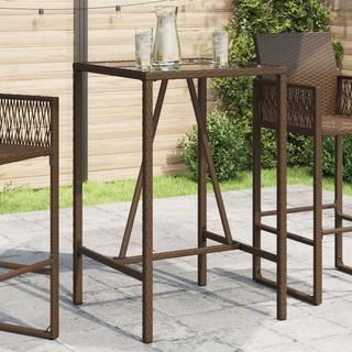VidaXL Outdoor bartisch poly-rattan  