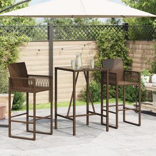 VidaXL Outdoor bartisch poly-rattan  