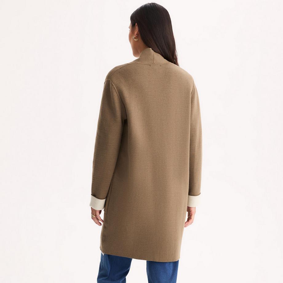 La Redoute Collections Gilet long en maille milano  