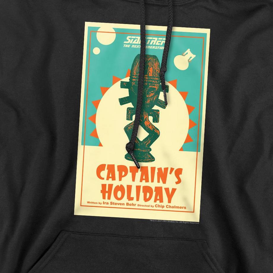 Star Trek The Next Generation Season 3 Episode 19 Felpa con Cappuccio  