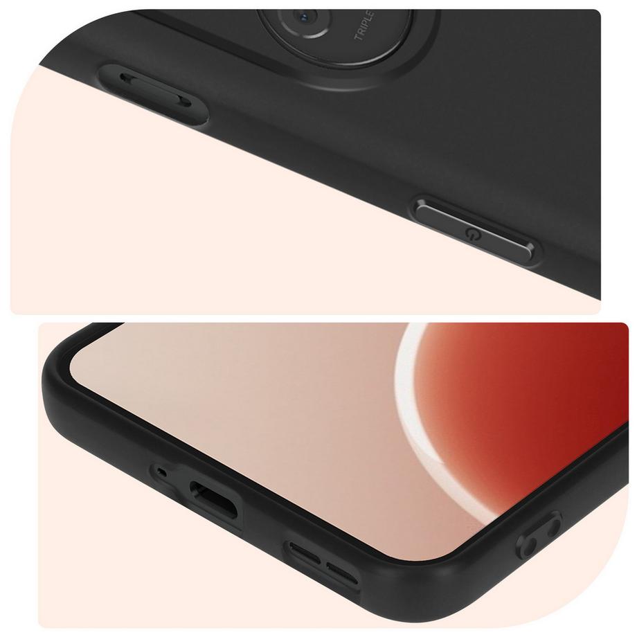 Avizar  Coque OnePlus Nord 3 5G Souple Mat Noir 