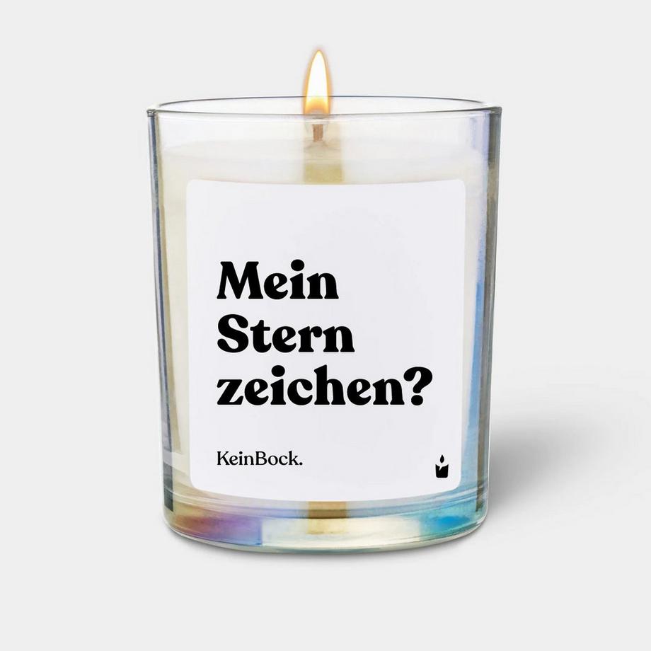 CandleHand Bougie parfumée Woody Mein Sternzeichen? KeinBock.  