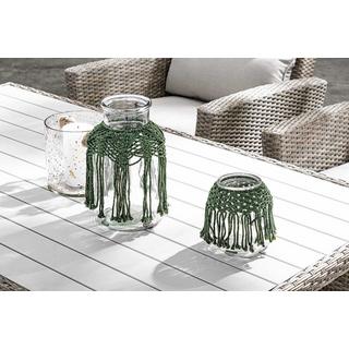 mutoni Salon de jardin Ariel avec coussins naturels (6 pièces)  