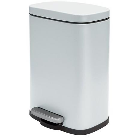 spirella Treteimer Stahl AKIRA 12L Mattweiß  