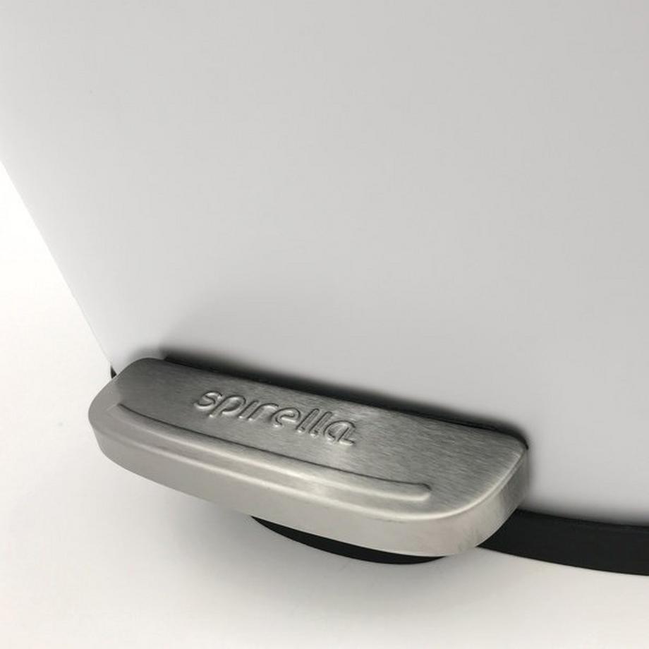 spirella Treteimer Stahl AKIRA 12L Mattweiß  