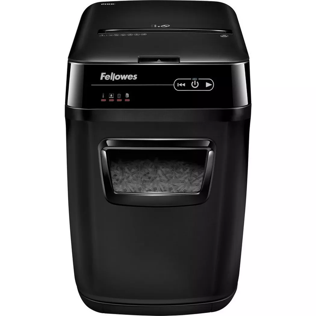 Fellowes – Aktenvernichter AutoMax 200C 4682901 P-4, 32lt, Schwarz