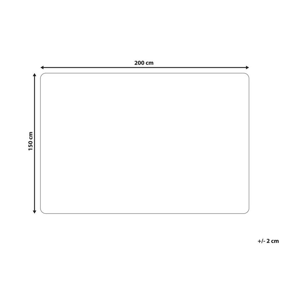 Beliani KANDILLI Skandinavische Polyester Tagesdecke  