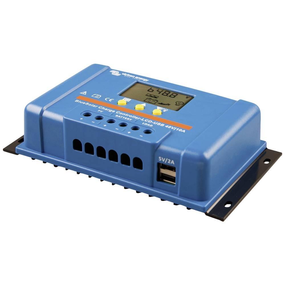 Victron Energy  Blue-Solar PWM-LCD&USB Laderegler PWM 12 V, 24 V, 48 V 10 A 