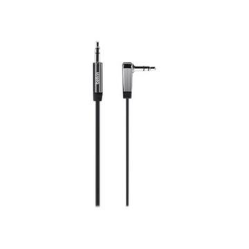 Belkin 3,5 mm flaches Aux-Audiokabel 0,9 m – Schwarz