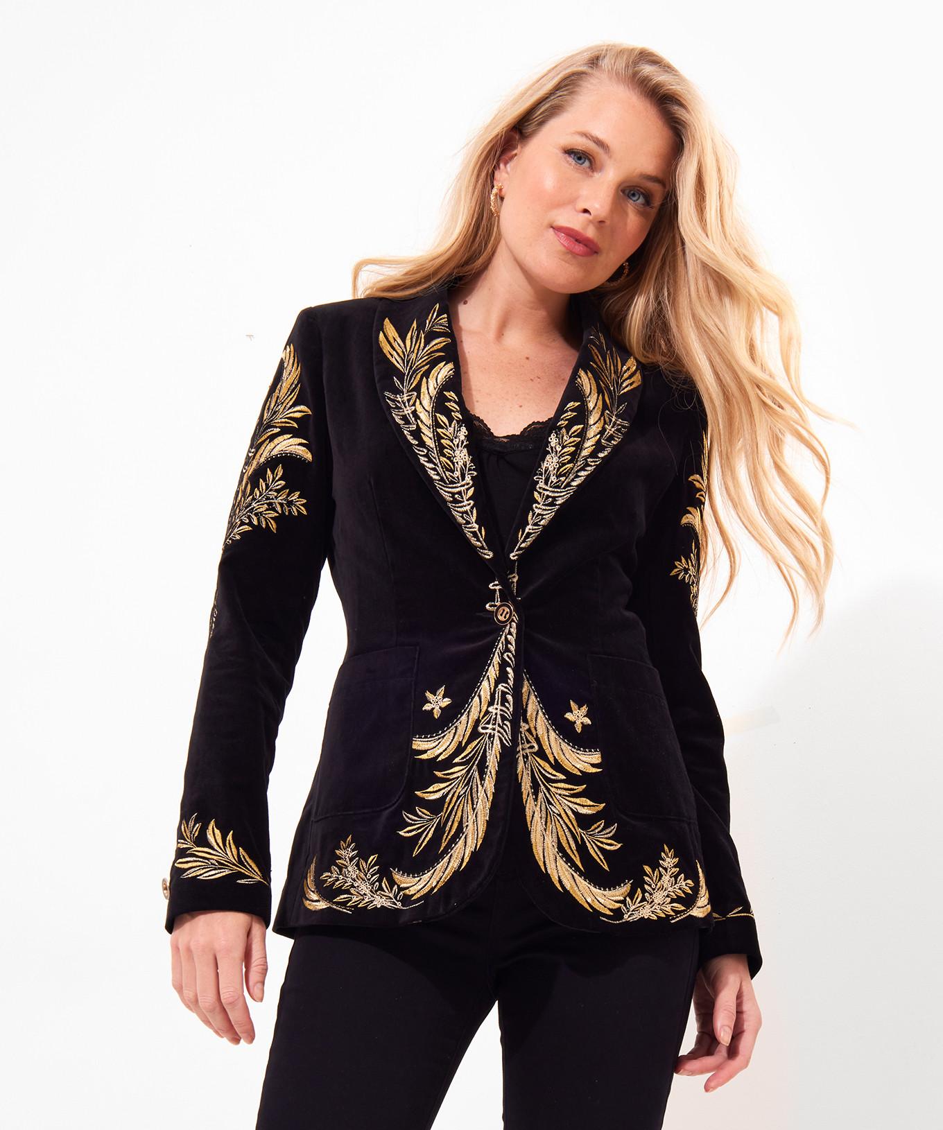 Joe Browns  Boutique-Blazer aus besticktem Samt 