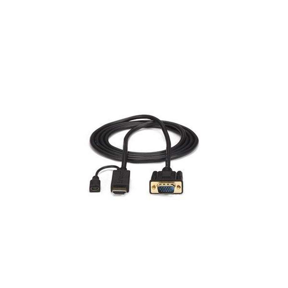 STARTECH.COM  StarTech.com 1,8m aktives HDMI auf VGA Konverter Kabel - HDMI zu VGA Adapter 