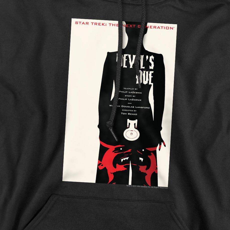 Star Trek The Next Generation Stagione 4 Episodio 13 Felpa con Cappuccio  