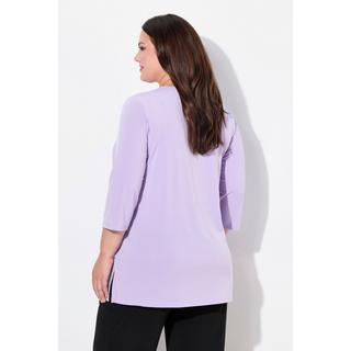 Ulla Popken Maglia lunga A-line Scollo a V Maniche 3/4  