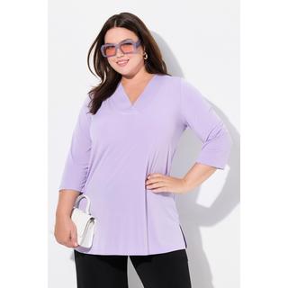 Ulla Popken  Maglia lunga con scollo a V e maniche a 3/4 