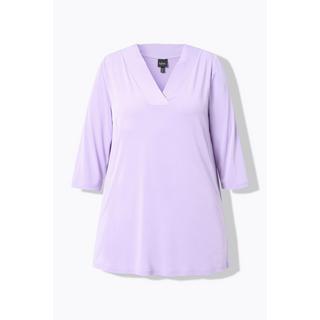 Ulla Popken Maglia lunga A-line Scollo a V Maniche 3/4  
