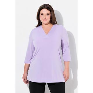 Ulla Popken  Maglia lunga con scollo a V e maniche a 3/4 