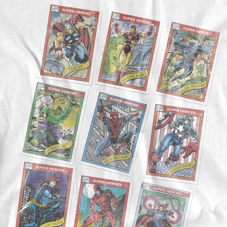 MARVEL T-Shirt Manches Longues Filé à l'Anneau  