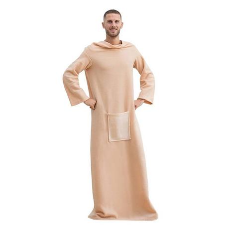 eStore Coperta con maniche e tasca Beige  